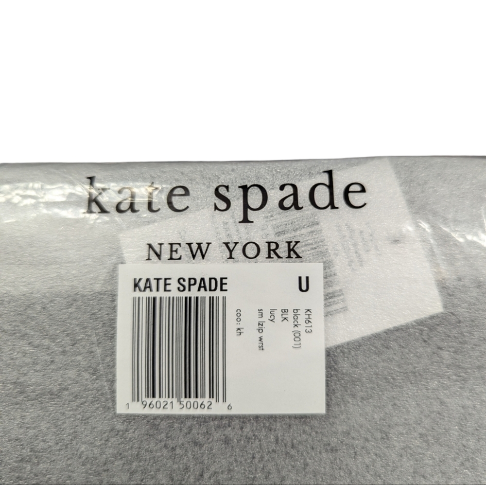 Kate Spade | Lucy L-Zip Wristlet | Black | Small - Picture 9 of 9